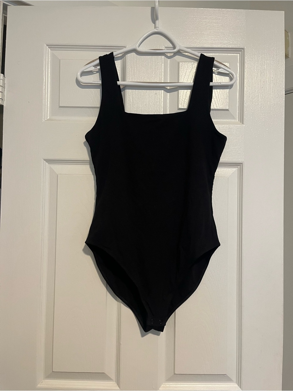 Old Navy Black Ribbed Tank Bodysuit